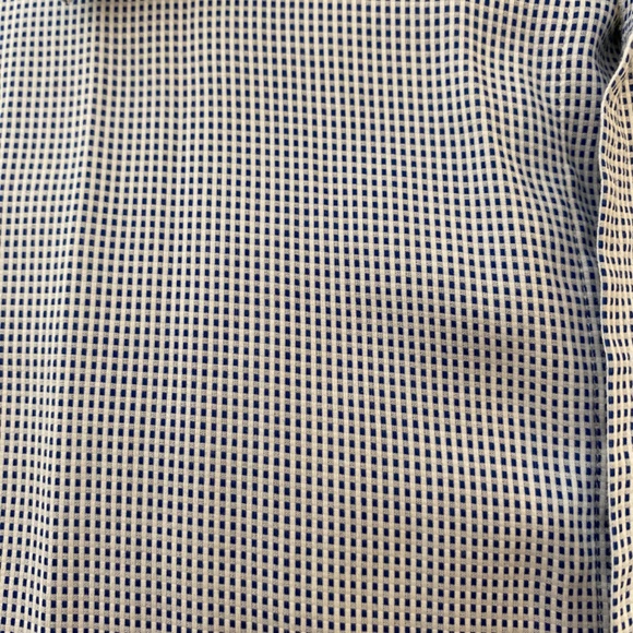 GIORGIO ARMANI Men’s Blue and White Button Down Shirt Sz 15 - Picture 2 of 6